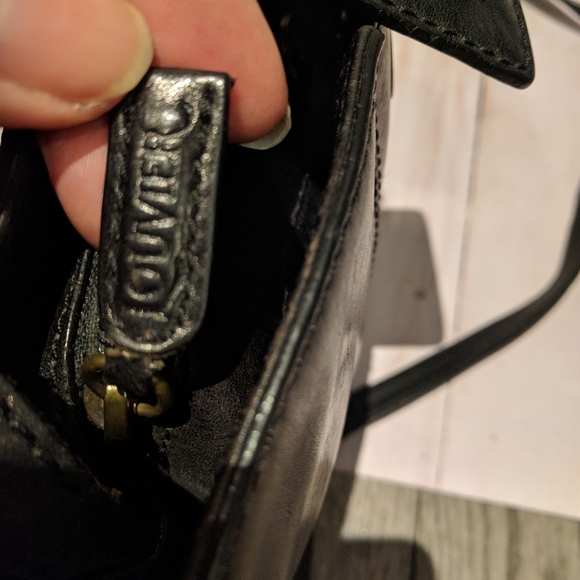 Louivier black leather purse - Picture 6 of 8